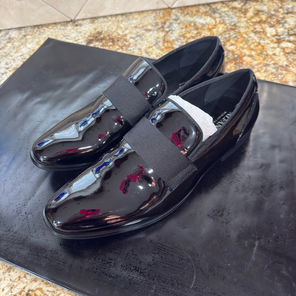 Alfani Glossy Black Men's Loafers